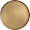 imageKate and Laurel Tira Elegant Round Drink Table 10 x 22 Antique Brass and Black Vintage Glam Circle Martini Table for Use as a Small Bedroom Nightstand or Living Room Plant Stand OptionGoldBlack