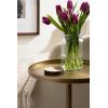 imageKate and Laurel Tira Elegant Round Drink Table 10 x 22 Antique Brass and Black Vintage Glam Circle Martini Table for Use as a Small Bedroom Nightstand or Living Room Plant Stand OptionGoldBlack