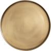 imageKate and Laurel Tira Elegant Round Drink Table 10 x 22 Antique Brass and Black Vintage Glam Circle Martini Table for Use as a Small Bedroom Nightstand or Living Room Plant Stand OptionWalnut BrownGold