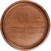 imageKate and Laurel Xyler Modern Round Wood and Metal Drink Table 10 x 10 x 24 Burlwood and Antique Brass Transitional Pedestal Table for Use as Indoor Plant Stand or Living Room Decor AccentWalnut BrownGold