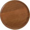 imageKate and Laurel Xyler Modern Round Wood and Metal Drink Table 10 x 10 x 24 Burlwood and Antique Brass Transitional Pedestal Table for Use as Indoor Plant Stand or Living Room Decor AccentWalnut BrownGold