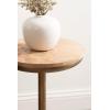 imageKate and Laurel Xyler Modern Round Wood and Metal Drink Table 10 x 10 x 24 Burlwood and Antique Brass Transitional Pedestal Table for Use as Indoor Plant Stand or Living Room Decor AccentNaturalGold