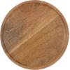 imageKate and Laurel Xyler Modern Round Wood and Metal Drink Table 10 x 10 x 24 Burlwood and Antique Brass Transitional Pedestal Table for Use as Indoor Plant Stand or Living Room Decor AccentNaturalBlack