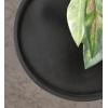 imageKate and Laurel Xyler Modern Round Wood and Metal Drink Table 10 x 10 x 24 Burlwood and Antique Brass Transitional Pedestal Table for Use as Indoor Plant Stand or Living Room Decor AccentGoldBlack