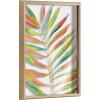 imageKate and Laurel Blake Palma Framed Printed Glass Wall Art by Jessi Raulet of Ettavee 18x24 Natural Decorative Vibrant Glass Nature Art for WallNatural