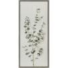 imageKate and Laurel Sylvie Eucalyptus Botanical I Framed Canvas Wall Art by The Creative Bunch Studio 18x40 Panel Gold Decorative Plant ArtGray