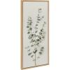imageKate and Laurel Sylvie Eucalyptus Botanical I Framed Canvas Wall Art by The Creative Bunch Studio 18x40 Panel Gold Decorative Plant ArtNatural