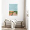 imageKate and Laurel Beautiful Landscape with Road Framed Canvas Wall Art by July Art Prints 28 x 38 Sylvie White MidCentury Landscapes Abstract Art for Wall Decor Living Room Bedroom