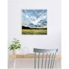imageKate and Laurel Before The Storm Framed Canvas Wall Art by Emily Kenney 22 x 22 Sylvie White Rustic Farmhouse Landscapes Nature Art for Wall Decor Living Room Bedroom