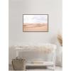 imageKate and Laurel Desert Skies Framed Canvas Wall Art by Alicia Abla 33 x 23 Sylvie Dark Gold Modern Contemporary Landscapes Nature Art for Wall Decor Living Room Bedroom