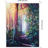 imageKate and Laurel Forest Path 2 Framed Canvas Wall Art by Rachel Christopoulos 23 x 30 Sylvie White Bohemian Landscapes Nature Art for Wall Decor Living Room Bedroom