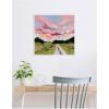imageKate and Laurel Illinois Framed Canvas Wall Art by Emily Kenney 22 x 22 Sylvie White Rustic Farmhouse Landscapes Nature Art for Wall Decor Living Room Bedroom