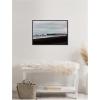 imageKate and Laurel Keyholed Landscape Framed Canvas Wall Art by Alicia Abla 33 x 23 Sylvie Beaded Black Coastal Landscapes Beach Nature Art for Wall Decor Living Room Bedroom
