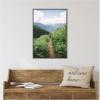 imageKate and Laurel Mountain Trail Scenic Landscape Framed Canvas Wall Art by Patricia Rae 23 x 33 Sylvie Dark Grey Rustic Farmhouse Landscapes Nature Art for Wall Decor Living Room Bedroom
