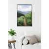 imageKate and Laurel Mountain Trail Scenic Landscape Framed Canvas Wall Art by Patricia Rae 23 x 33 Sylvie Dark Grey Rustic Farmhouse Landscapes Nature Art for Wall Decor Living Room Bedroom