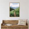 imageKate and Laurel Mountain Trail Scenic Landscape Framed Canvas Wall Art by Patricia Rae 23 x 33 Sylvie Natural Rustic Farmhouse Landscapes Nature Art for Wall Decor Living Room Bedroom