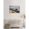 imageKate and Laurel Rugged Coastal Landscape Framed Canvas Wall Art by Patricia Rae 33 x 23 Sylvie Greywash Coastal Nature Landscapes Beach Art for Wall Decor Living Room Bedroom