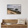 imageKate and Laurel Rugged Coastal Landscape Framed Canvas Wall Art by Patricia Rae 33 x 23 Sylvie Greywash Coastal Nature Landscapes Beach Art for Wall Decor Living Room Bedroom