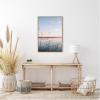 imageKate and Laurel Serene Sunset Lake Landscape Framed Canvas Wall Art by Patricia Rae 23 x 33 Sylvie Beaded Rustic Natural Coastal Landscapes Nature Art for Wall Decor Living Room Bedroom