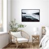 imageKate and Laurel Slated Waters Framed Canvas Wall Art by Alicia Abla 33 x 23 Sylvie Beaded Black Rustic Farmhouse Landscapes Nature Art for Wall Decor Living Room Bedroom