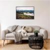 imageKate and Laurel Snow Covered Mountain Landscape Framed Canvas Wall Art by Patricia Rae 33 x 23 Sylvie Dark Grey Rustic Farmhouse Landscapes Nature Art for Wall Decor Living Room Bedroom