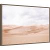 imageKate and Laurel Desert Skies Framed Canvas Wall Art by Alicia Abla 33 x 23 Sylvie Dark Gold Modern Contemporary Landscapes Nature Art for Wall Decor Living Room Bedroom