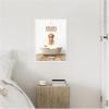 imageKate and Laurel Amber Retriever in Farmhouse Hot Bath Framed Canvas Wall Art by Amy Peterson 18 x 24 Sylvie White Whimsical Animals Humor Art for Wall Decor Living Room Bedroom