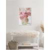 imageKate and Laurel Delicate Pink Ranunculus Flower Bouquet Framed Canvas Wall Art by Kristybee 23 x 33 Sylvie Beaded White Casual Transitional Flowers Still Life Art for Wall Decor Living Room