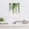 imageKate and Laurel Fern Framed Canvas Wall Art by Alicia Abla 18 x 24 Sylvie Beaded White Modern Contemporary Nature Art for Wall Decor Living Room Bedroom