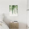 imageKate and Laurel Fern Framed Canvas Wall Art by Alicia Abla 18 x 24 Sylvie Beaded White Modern Contemporary Nature Art for Wall Decor Living Room Bedroom