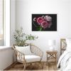 imageKate and Laurel Mood Dark Pink Ranunculus Flower Bouquet Framed Canvas Wall Art by Kristybee 33 x 23 Sylvie Beaded White Modern Contemporary Still Life Nature Art for Wall Decor Living Room