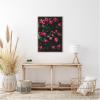 imageKate and Laurel Moody Dark Pink Tulips in Bloom Framed Canvas Wall Art by Patricia Rae 23 x 33 Sylvie Dark Gold Modern Contemporary Flowers Nature Art for Wall Decor Living Room Bedroom