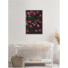 imageKate and Laurel Moody Dark Pink Tulips in Bloom Framed Canvas Wall Art by Patricia Rae 23 x 33 Sylvie Dark Gold Modern Contemporary Flowers Nature Art for Wall Decor Living Room Bedroom