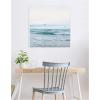 imageKate and Laurel Ocean Swim 2 Square Framed Canvas Wall Art by Stephanie Klatt 30 x 30 Sylvie White Coastal Beach Nature Art for Wall Decor Living Room Bedroom