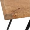 imageKate and Laurel Pallson Modern Bench 36 x 14 x 20 Natural Wood and Black Decorative Boho Decor for Storage and Display