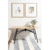 imageKate and Laurel Pallson Modern Bench 36 x 14 x 20 Natural Wood and Black Decorative Boho Decor for Storage and Display