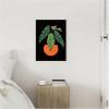 imageKate and Laurel Polka Dot Begonia Framed Canvas Wall Art by Amber Leaders 18 x 24 Sylvie Beaded White Modern Flowers Art for Wall Decor Living Room Bedroom