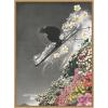 imageKate and Laurel Spring Skiing Framed Canvas Wall Art by Sarah Eisenlohr 28 x 38 Sylvie Natural Black ampamp White Sports Flowers Landscapes Nature Art for Wall Decor Living Room Bedroom