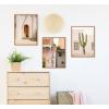 imageKate and Laurel Sylvie Cabo San Lucas No 4 Isla Holbox No 3 Cactus no 2 Mexico Framed Canvas Wall Art Set by Crystal Lynn Collins 3 Piece Set Beaded Natural