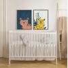 imageKate and Laurel Sylvie Friendly Tiger Portrait Framed Canvas Wall Art by Teju Reval of SnazzyHues 18x24 Gray