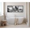 imageKate and Laurel Sylvie San Francisco Black and White Framed Canvas Wall Art Set by Crystal Lynn Collins 3 Piece Set Black