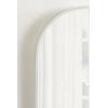 imageKate and Laurel Travis Modern Arched Wall Mirror 20 x 30 White Decorative Arch Bathroom Mirror for Over Sink or for Use as Living Room Wall Decor AccentWhite
