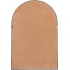 imageKate and Laurel Travis Modern Arched Wall Mirror 20 x 30 White Decorative Arch Bathroom Mirror for Over Sink or for Use as Living Room Wall Decor AccentNavy Blue