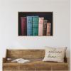 imageKate and Laurel Vintage Classic Books Framed Canvas Wall Art by Patricia Rae 33 x 23 Sylvie Beaded Rustic Natural Vintage Still Life Entertainment Art for Wall Decor Living Room Bedroom