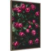 imageKate and Laurel Moody Dark Pink Tulips in Bloom Framed Canvas Wall Art by Patricia Rae 23 x 33 Sylvie Dark Gold Modern Contemporary Flowers Nature Art for Wall Decor Living Room Bedroom