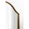 imageKate and Laurel Gramera Traditional Scalloped Arched Wall Mirror with Shelf 20x30 Gold Decorative Glam Arch Mirror with Display Ledge and Sleek FinishGold