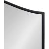 imageKate and Laurel Gramera Traditional Scalloped Arched Wall Mirror with Shelf 20x30 Gold Decorative Glam Arch Mirror with Display Ledge and Sleek FinishBlack
