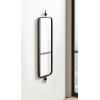 imageKate and Laurel Kasota Slim Panel Wall Mirror 9 x 36 Antique Gold Glam Tall Wall Decor for Skinny Entryway or Decorative BedroomBlack