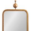 imageKate and Laurel Kasota Slim Panel Wall Mirror 9 x 36 Antique Gold Glam Tall Wall Decor for Skinny Entryway or Decorative BedroomGold