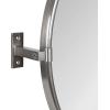 imageKate and Laurel Taurus Modern Pivot Mirror 26 x 24 Gold Decorative Adjustable Wall Mirror with Pivoting Base for Glamorous Wall DcorSilver